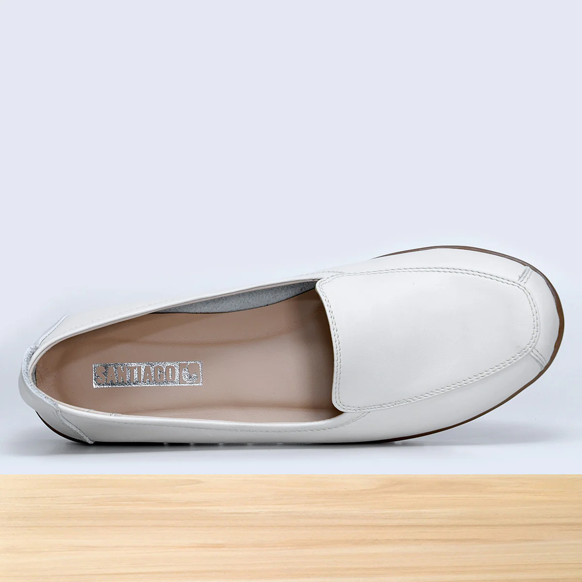 002F Ladii Cuir blanc cassé – Image 4