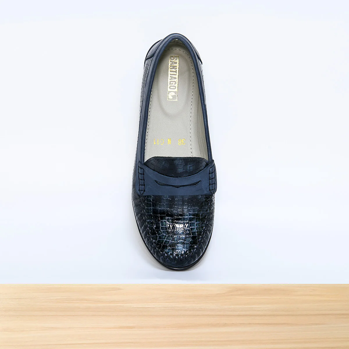 011F Melista Cuir Bleu Marine – Image 4