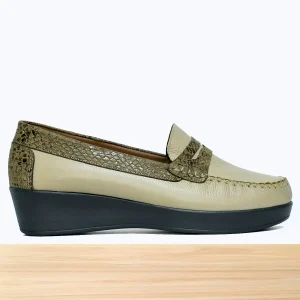 011F Kamita Cuir Beige