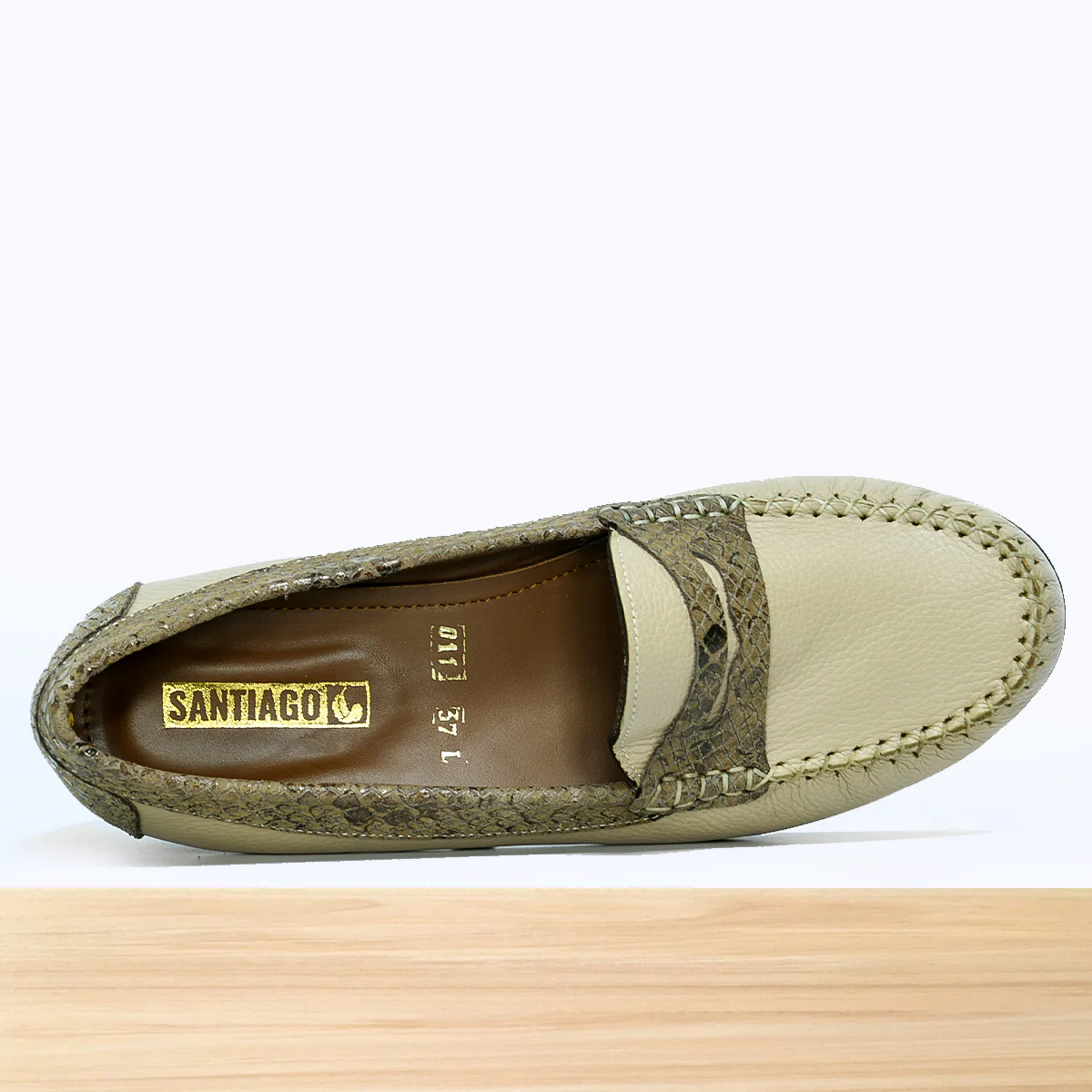 011F Kamita Cuir Beige – Image 5