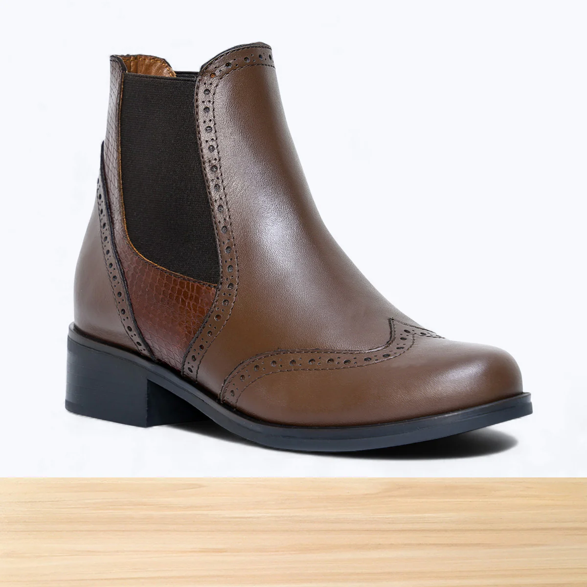 066F Solvi Cuir Marron – Image 4