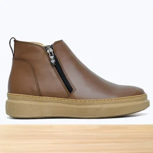 245F Bots Cuir Marron