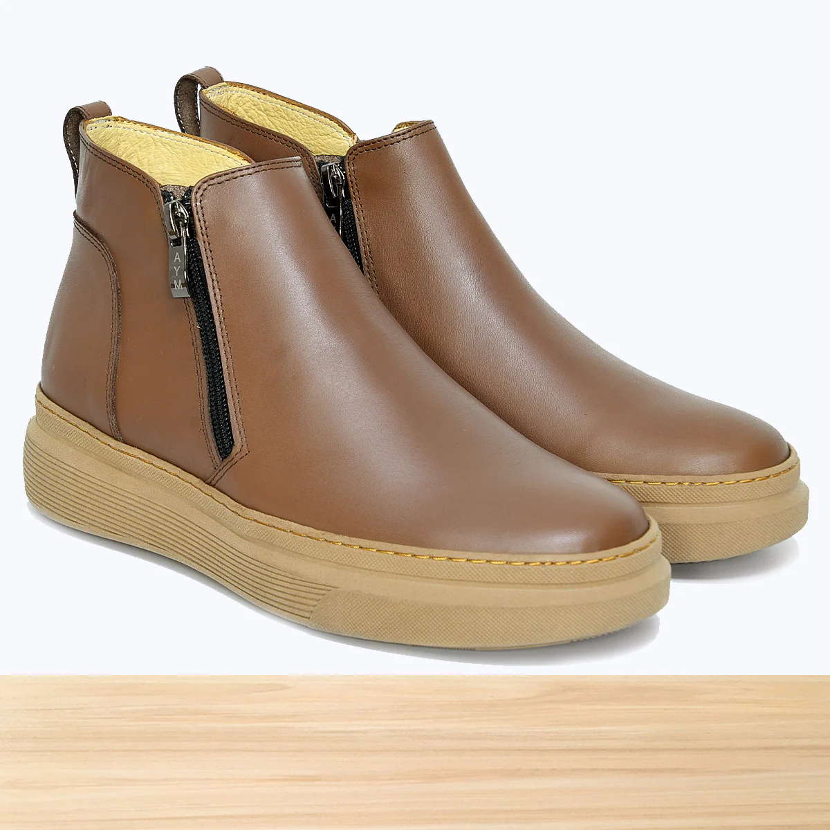 245F Bots Cuir Marron – Image 5