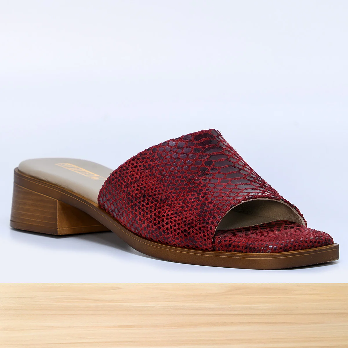 005F Emora Cuir Bordeaux – Image 3