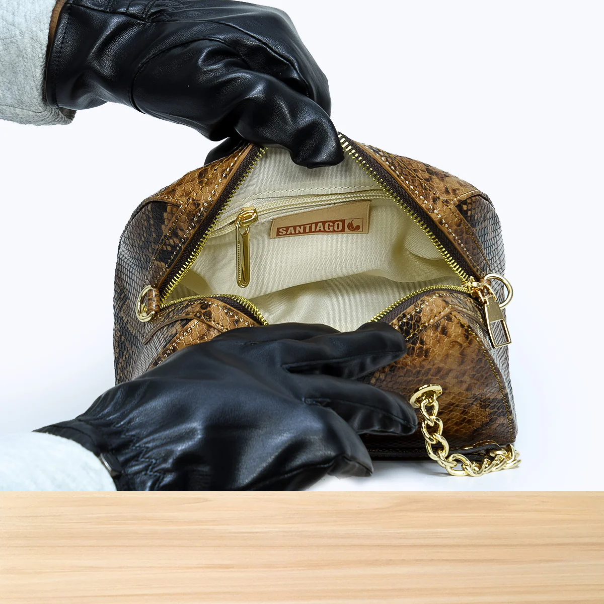 9195sc Cima Cuir Camel serpent – Image 7