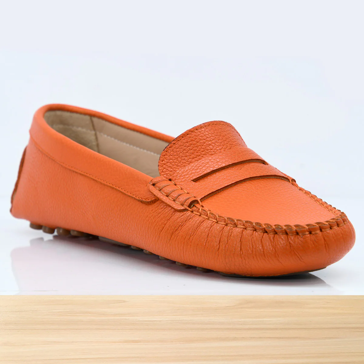 528F Clara en Cuir Orange – Image 3