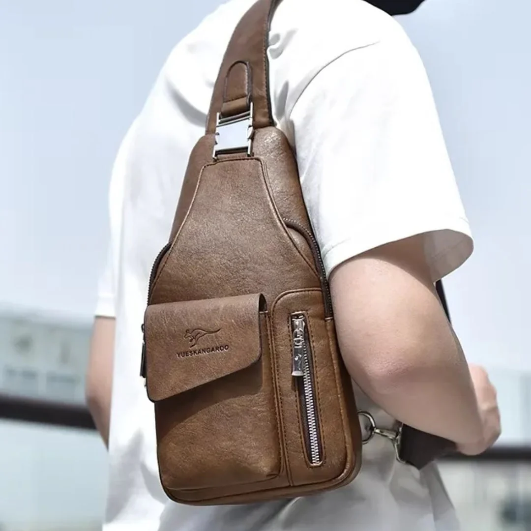 SAC BANDOULIÈRE CUIR VINTAGE 2024 – Image 2