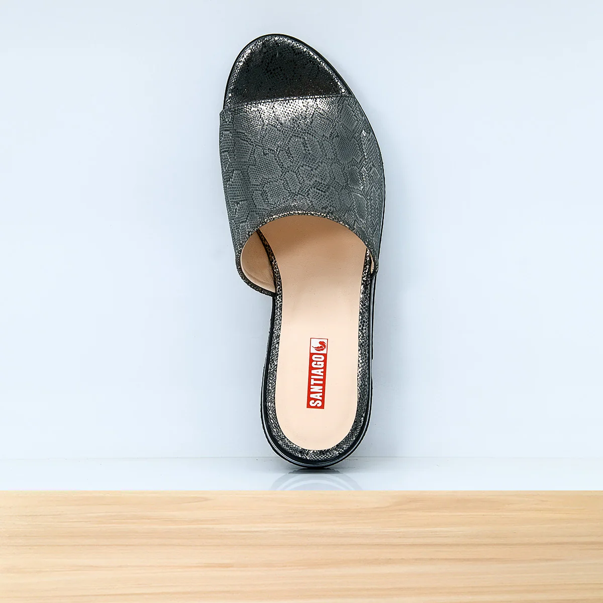 950F Flor en Cuir Argenté – Image 4