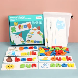 Puzzles 3D Montessori – Jeu d’orthographe-bf