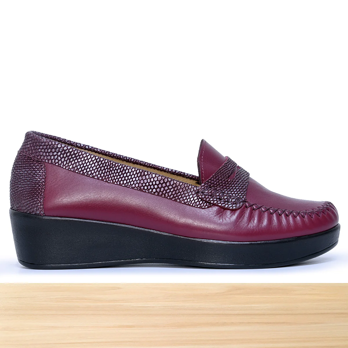 011f Kamita Cuir Grenat – Image 2