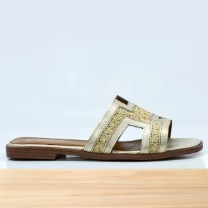 415f Orelle en Cuir Doré