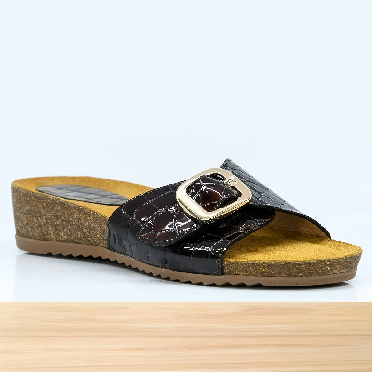 078F Qaria Cuir Bordeaux – Image 3