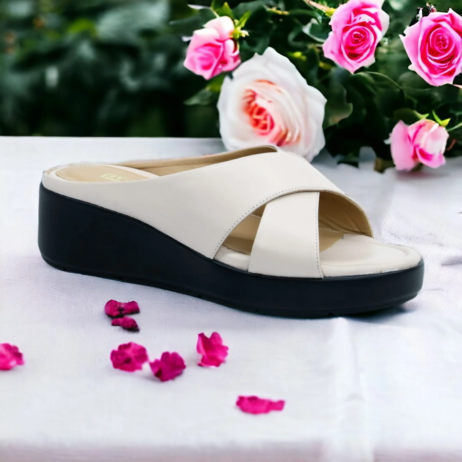 102F Navy Cuir Rose – Image 3