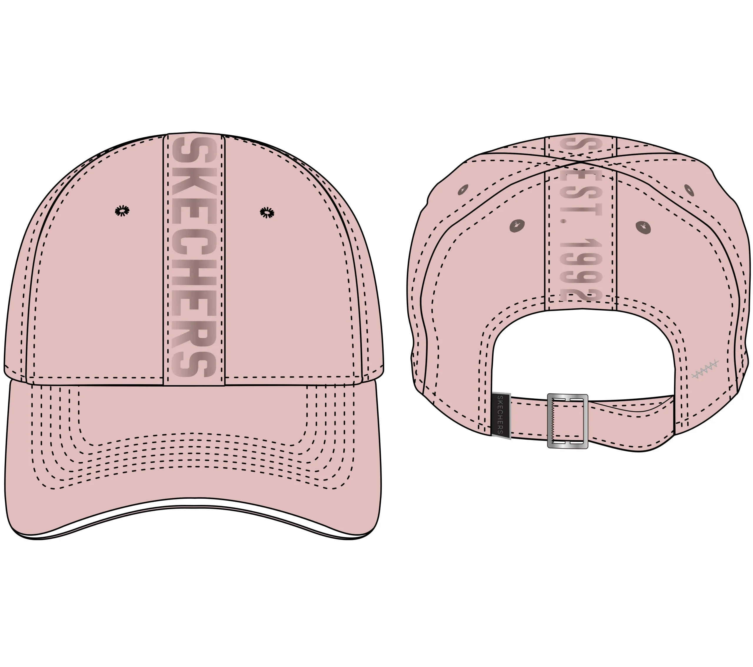 ZKCH3075 - WRAP LOGO BASEBALL HAT – Image 6