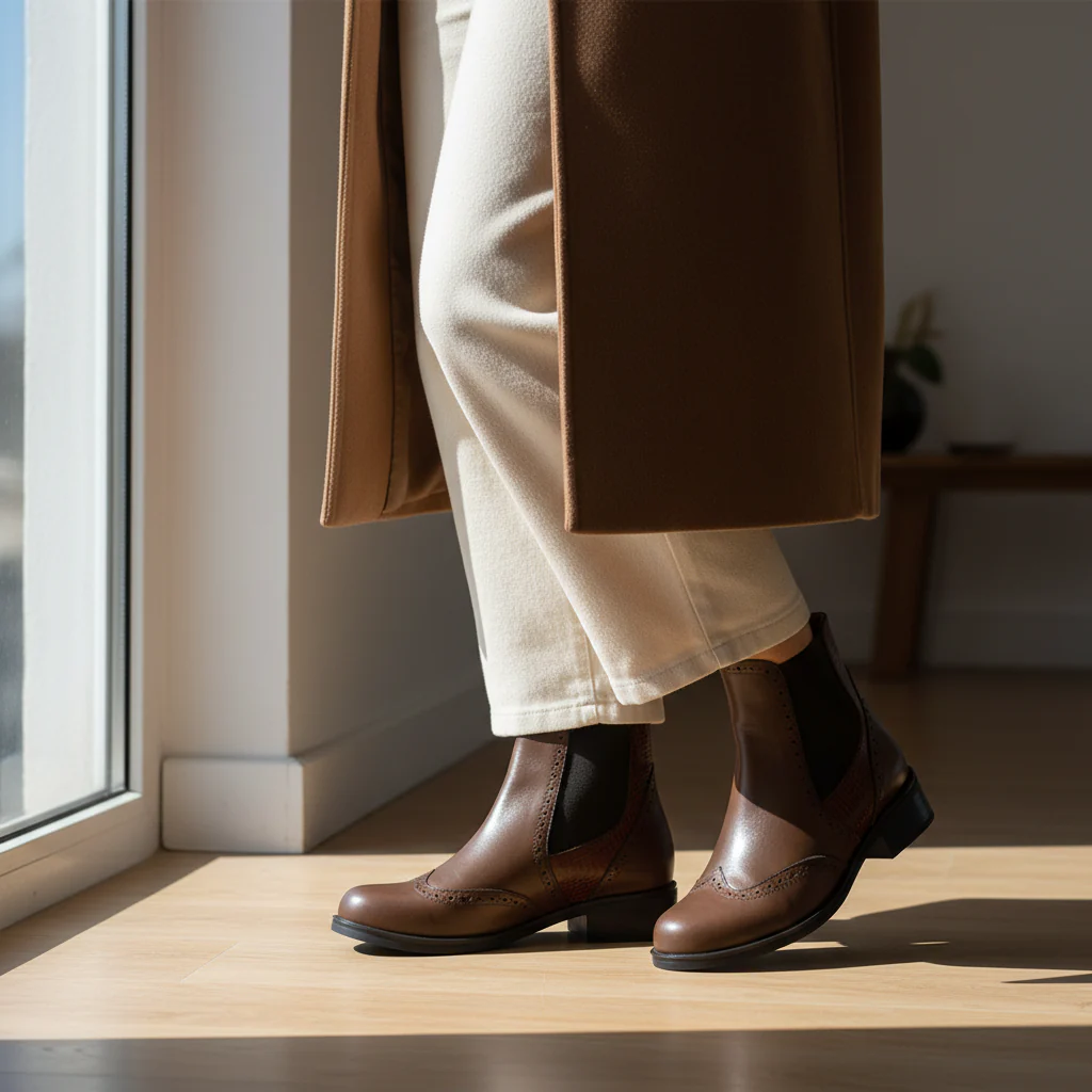 066F Solvi Cuir Marron – Image 3