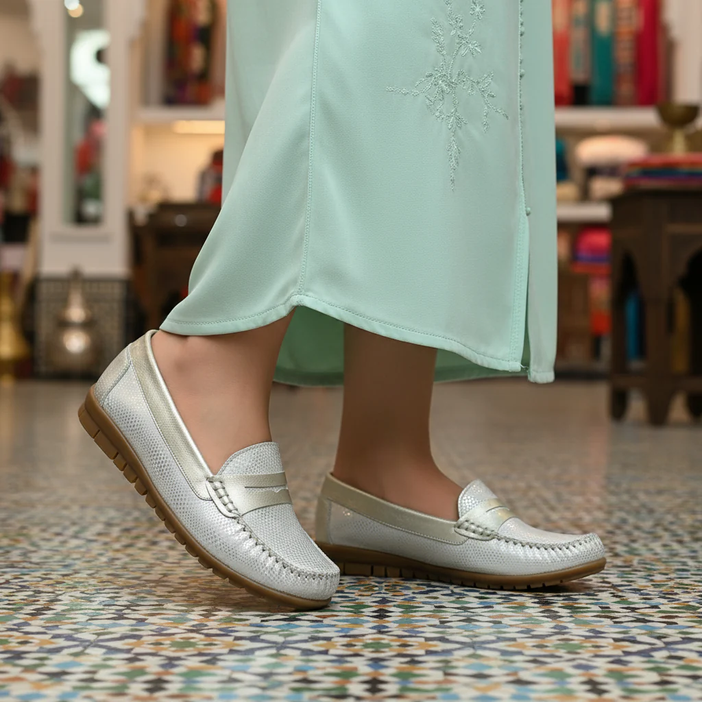 011F Melista Cuir Argenté D Croco – Image 6