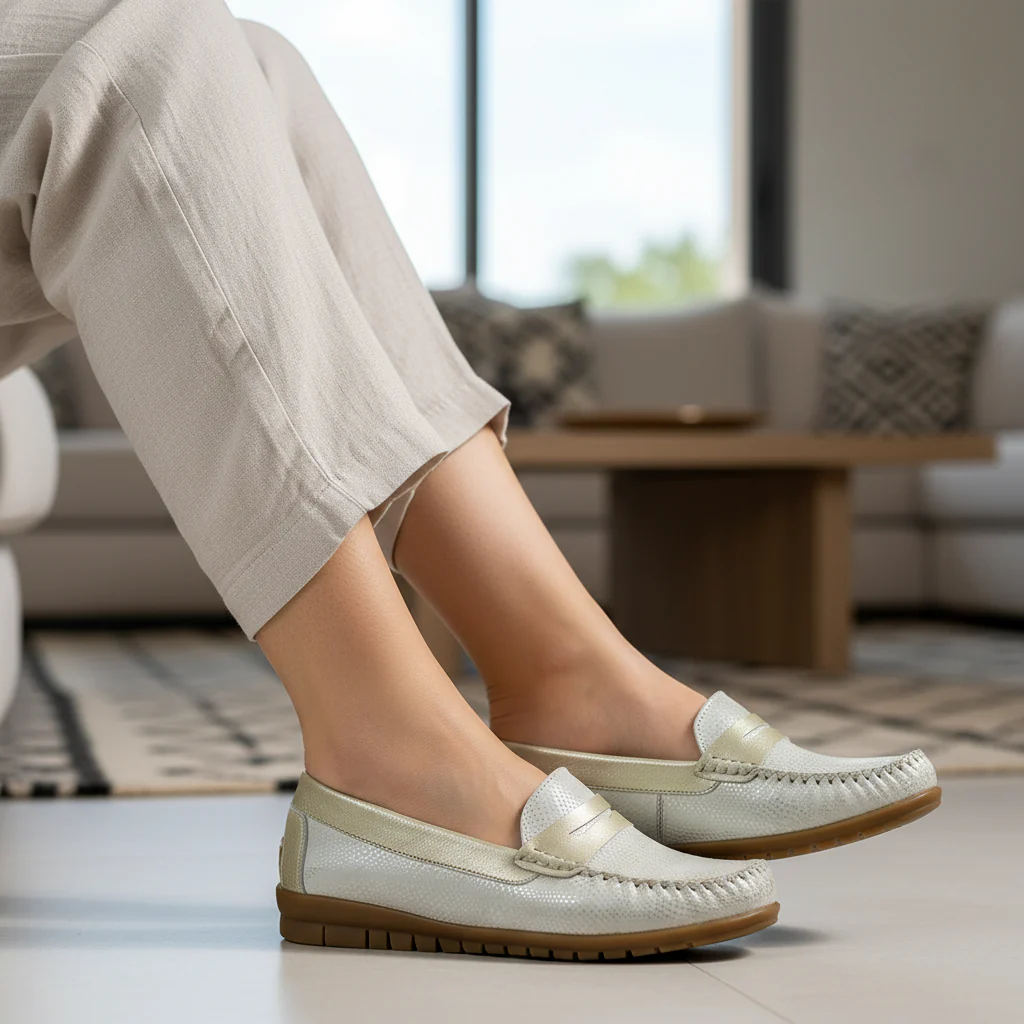 011F Melista Cuir Argenté D Croco – Image 7