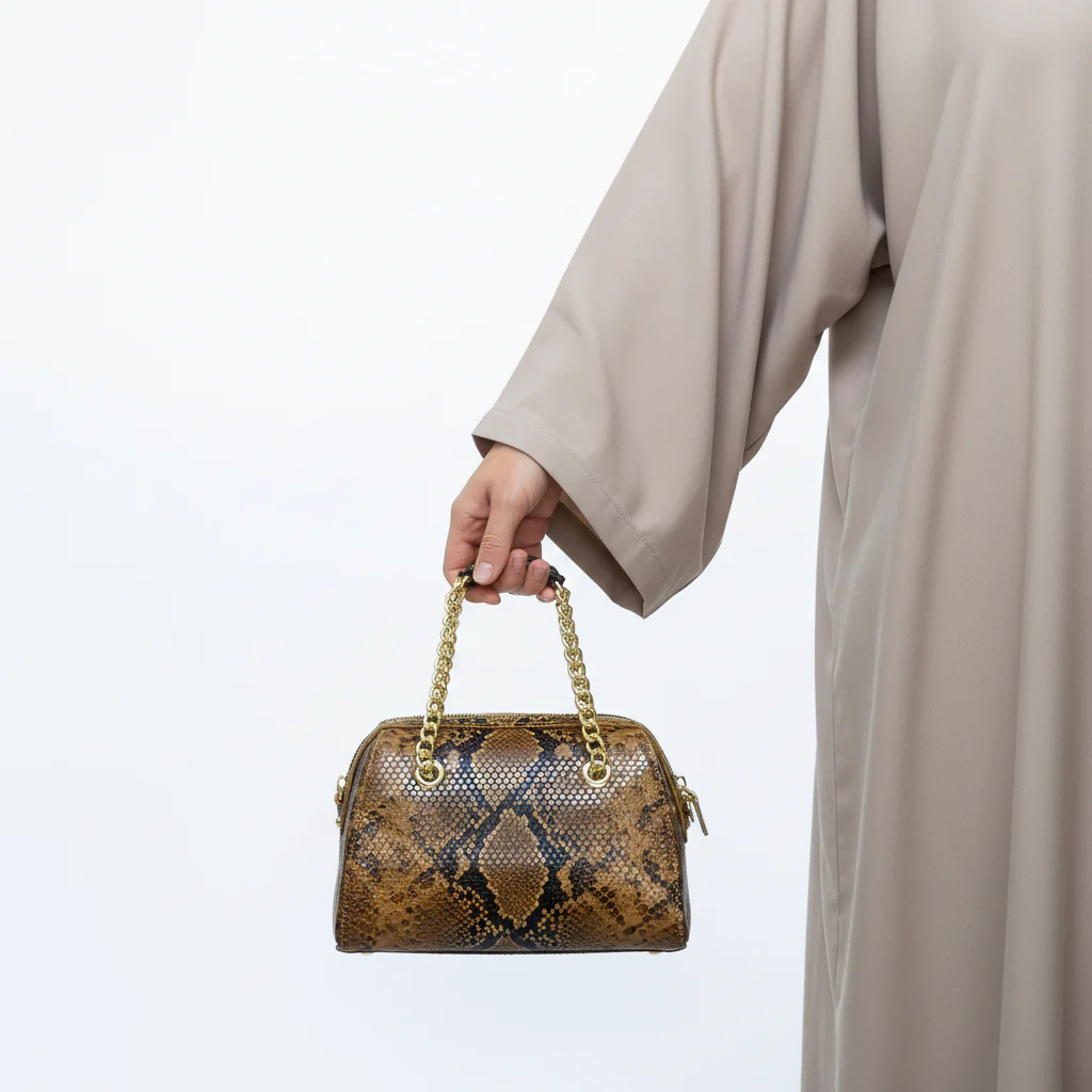 9195sc Cima Cuir Camel serpent – Image 3