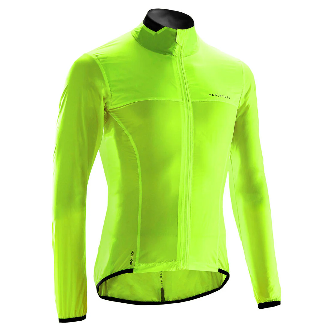 Coupe-vent velo route manches longues homme - racer ultra-light jaune – Image 2